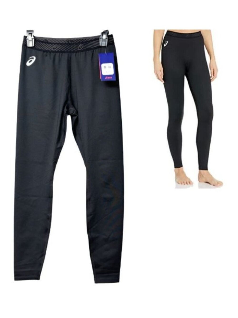 Asics Womens Circuit 2 Tight Yoga Pants, Style # 2162A085, Black, Sz. M